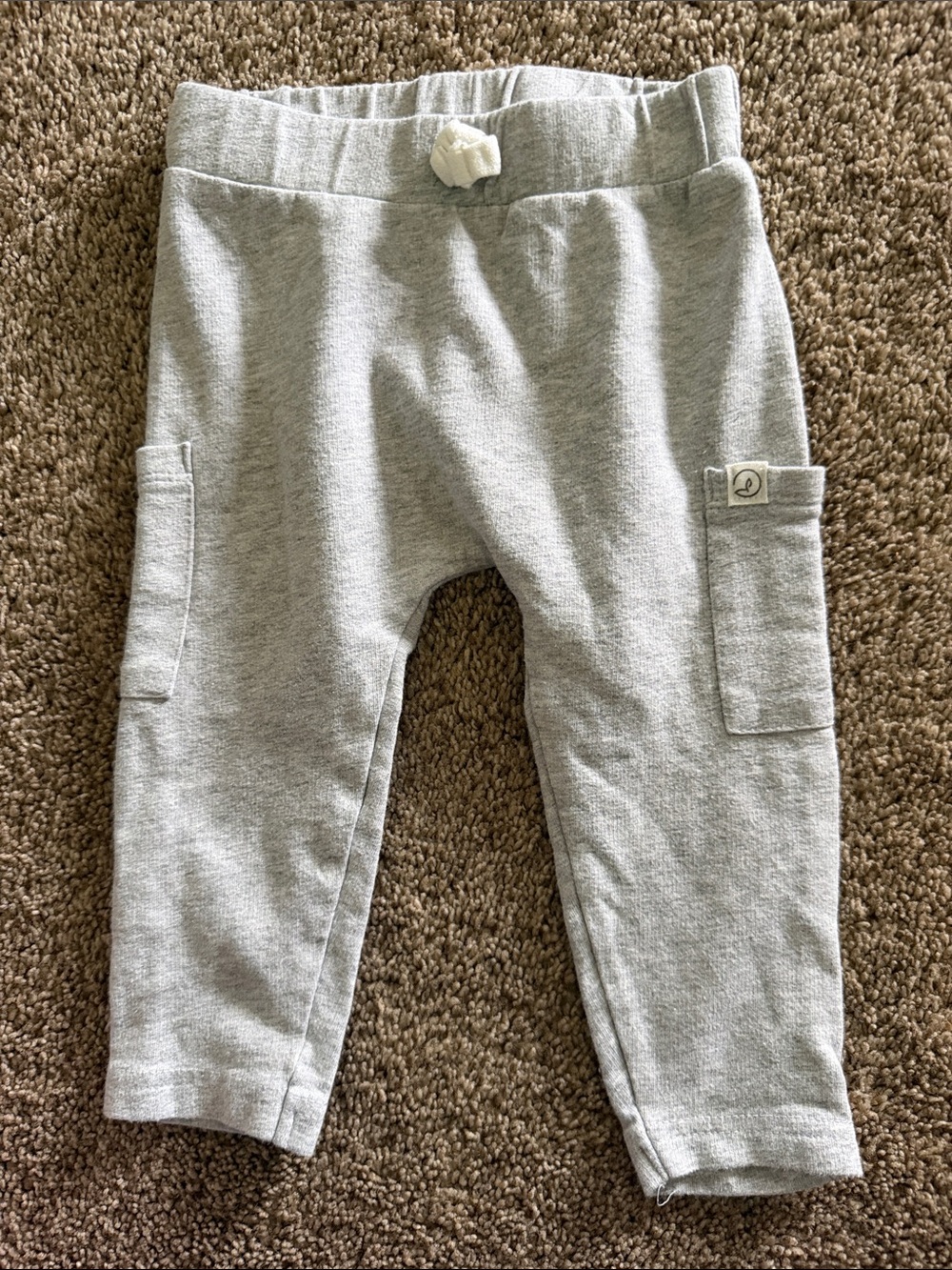 Carter's Light Gray Cargo Jogger Sweatpants